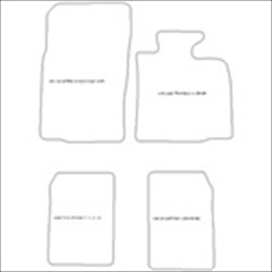 BMW Mini Countryman Car Mats with Velcro Fixing